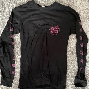 Long sleeve Santa Cruz shirt